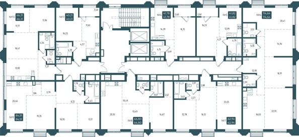 
   Продам 2-комнатную, 66.8 м², Бродский, 1-я очередь

. Фото 2.