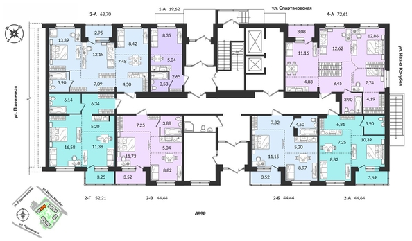 
   Продам 2-комнатную, 44.44 м², Источник, дом 1

. Фото 3.