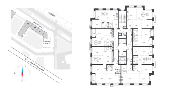 
   Продам 4-комнатную, 102.64 м², СОЮЗ PRIORITY, дом 5

. Фото 1.