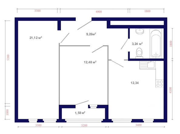 
  Продается 2-комн. квартира, 61.61 м², ЖК Юго-Западный, дом 17
. Фото 4.