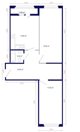 
  Продается 2-комн. квартира, 71.82 м², ЖК Юго-Западный, дом 17
. Фото 4.