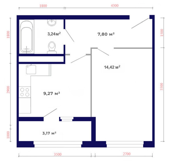 
   Продам 1-комнатную, 37.9 м², Юго-Западный, дом 17

. Фото 9.