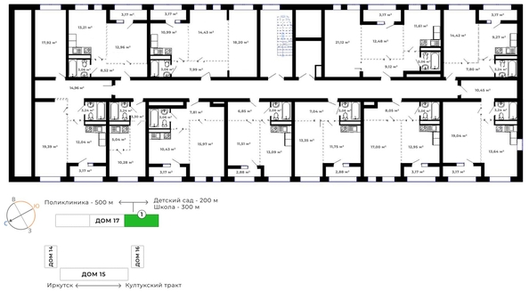 
   Продам 1-комнатную, 49.54 м², Юго-Западный, дом 17

. Фото 6.