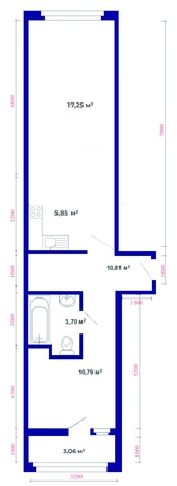 
  Продается 2-комн. квартира, 51.46 м², ЖК Юго-Западный, дом 17
. Фото 3.