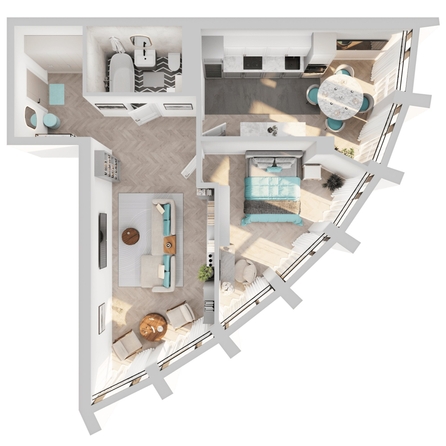 
  Продается 2-комн. квартира 63.98 м², в ЖК Звезды, дом 3. Фото 5.