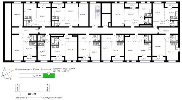 
   Продам 1-комнатную, 49.54 м², Юго-Западный, дом 17

. Фото 10.