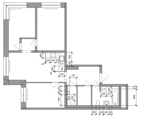 
  Продается 4-комн. квартира, 80.2 м², ЖК Стрижи Сити, блок-секции 8,9
. Фото 15.
