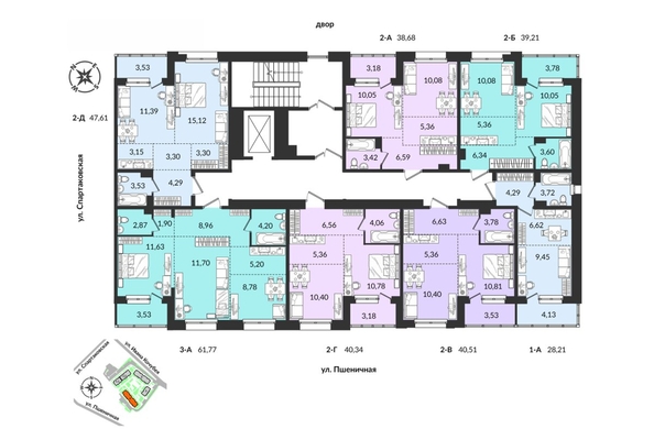 
   Продам 3-комнатную, 61.77 м², Источник, дом 4

. Фото 2.