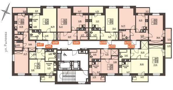 
   Продам 2-комнатную, 58 м², Очаг, блок-секция 8

. Фото 2.