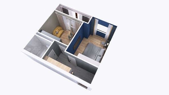 
  Продается 1-комн. квартира, 37.83 м², ЖК Юго-Западный, дом 17
. Фото 5.