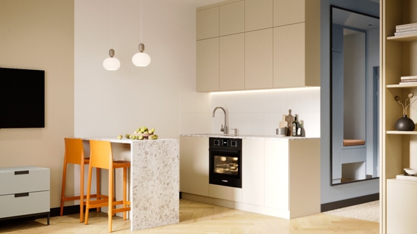 
   Продам 1-комнатную, 25.7 м², Квартал Стрижи, 3 очередь, дом 1

. Фото 3.