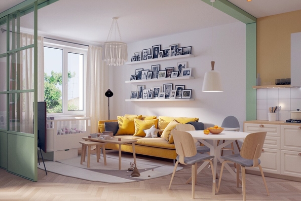 
  Продается 2-комн. квартира, 43.5 м², ЖК Квартал Стрижи, 3 очередь, дом 2
. Фото 5.