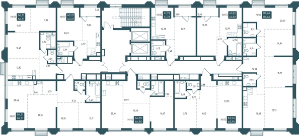 
  Продается 2-комн. квартира, 62.94 м², ЖК Бродский, 1-я очередь
. Фото 1.
