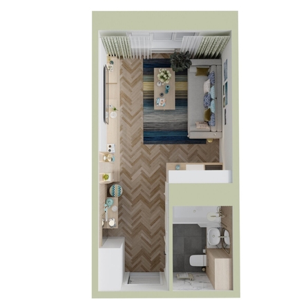 
  Продается 1-комн. квартира, 27 м², ЖК Квартал Стрижи, 3 очередь, дом 2
. Фото 1.