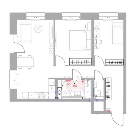 
  Продается 2-комн. квартира, 69.4 м², ЖК Квартал Стрижи, 2 очередь
. Фото 11.