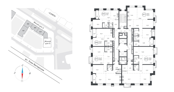 
  Продается 1-комн. квартира, 41.41 м², ЖК СОЮЗ PRIORITY, дом 5
. Фото 1.