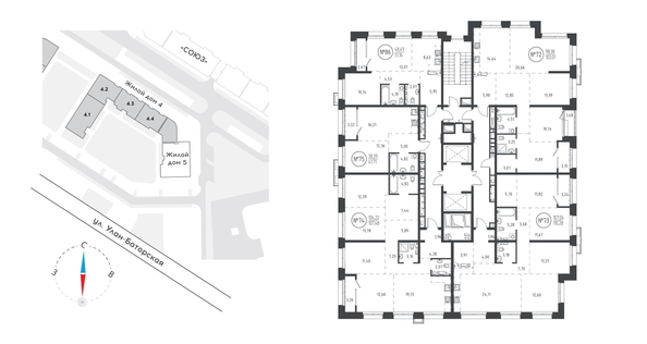 
  Продается 4-комн. квартира, 102.64 м², ЖК СОЮЗ PRIORITY, дом 5
. Фото 1.