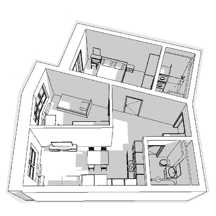 
  Продается 2-комн. квартира, 64.8 м², ЖК Квартал Стрижи, 2 очередь
. Фото 11.