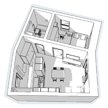 
  Продается 1-комн. квартира, 44.4 м², ЖК Квартал Стрижи, 2 очередь
. Фото 7.