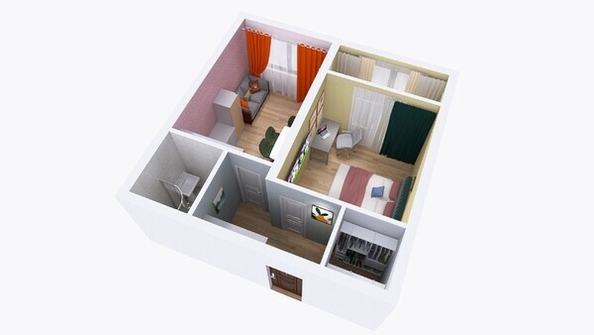 
  Продается 1-комн. квартира, 40.92 м², ЖК Юго-Западный, дом 17
. Фото 11.