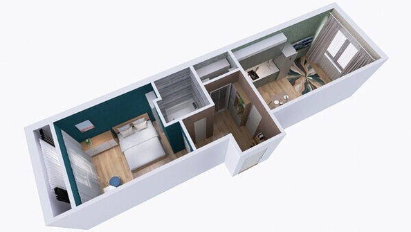 
  Продается 2-комн. квартира, 50.45 м², ЖК Юго-Западный, дом 17
. Фото 14.