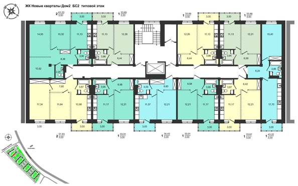 
  Продается 1-комн. квартира, 36.86 м², ЖК Новые кварталы, дом 2
. Фото 3.
