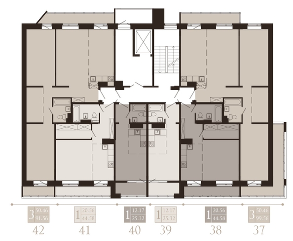 
  Продается 3-комн. квартира, 99.56 м², ЖК Суворов
. Фото 1.