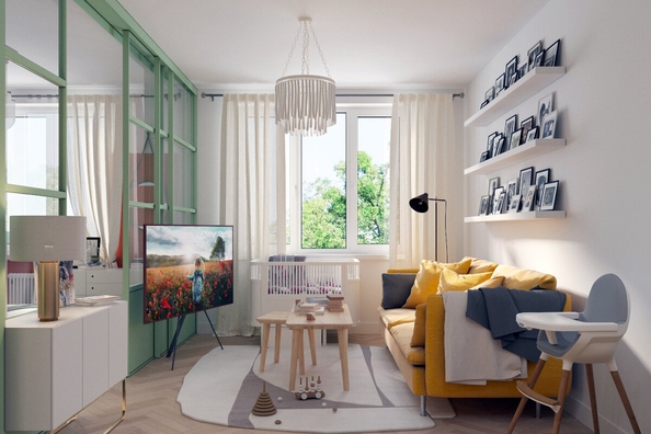 
  Продается 2-комн. квартира, 43.3 м², ЖК Квартал Стрижи, 3 очередь, дом 2
. Фото 4.