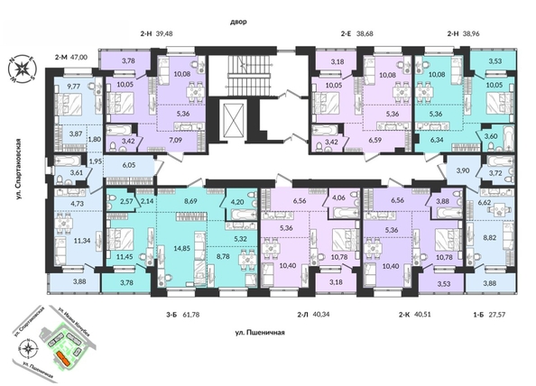 
  Продается 2-комн. квартира, 47 м², ЖК Источник, дом 4
. Фото 11.