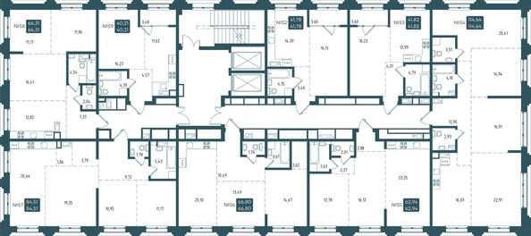 
  Продается 2-комн. квартира, 62.94 м², ЖК Бродский, 1-я очередь
. Фото 1.