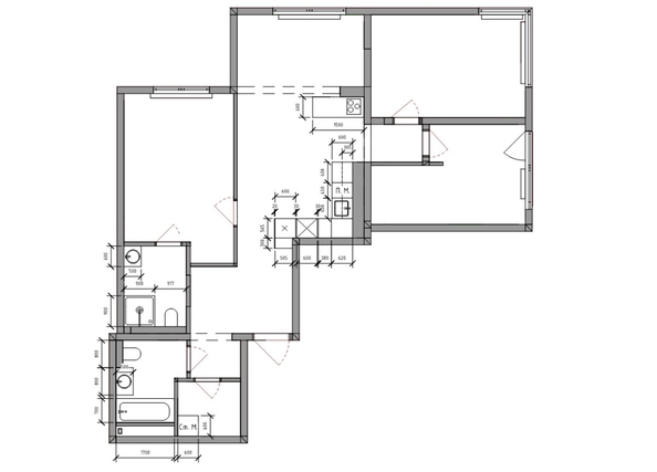 
  Продается 4-комн. квартира, 87.6 м², ЖК Стрижи Сити, блок-секции 8,9
. Фото 1.