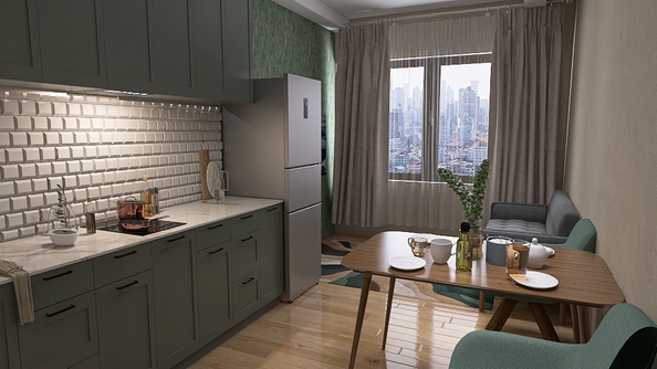 
  Продается 1-комн. квартира, 37.72 м², ЖК Юго-Западный, дом 17
. Фото 3.