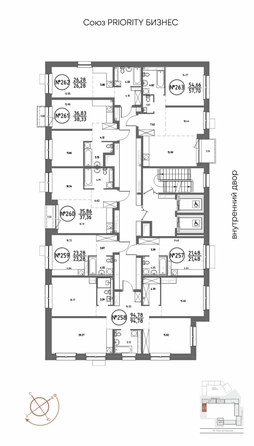 
  Продается 2-комн. квартира 57.7 м², в ЖК СОЮЗ ПРИОРИТИ МАХ, д. 4. Фото 3.