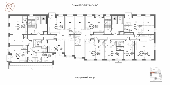 
  Продается студия 29.32 м², в ЖК СОЮЗ ПРИОРИТИ МАХ, д. 4. Фото 2.