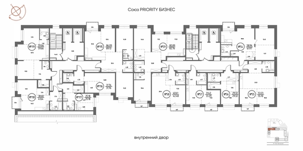 
  Продается 1-комн. квартира 33.29 м², в ЖК СОЮЗ ПРИОРИТИ МАХ, д. 4. Фото 2.