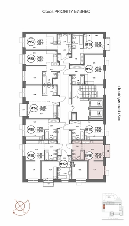 
  Продается 1-комн. квартира, 32.31 м², ЖК СОЮЗ ПРИОРИТИ МАХ, д. 4
. Фото 3.