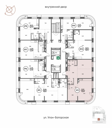 
  Продается 3-комн. квартира, 95.69 м², ЖК СОЮЗ ПРИОРИТИ МАХ, д. 3
. Фото 3.