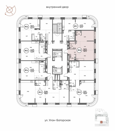 
  Продается 2-комн. квартира, 58.93 м², ЖК СОЮЗ ПРИОРИТИ МАХ, д. 3
. Фото 3.