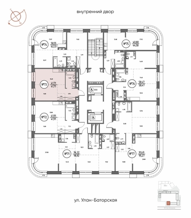 
  Продается 1-комн. квартира 41.71 м², в ЖК СОЮЗ ПРИОРИТИ МАХ, д. 3. Фото 22.