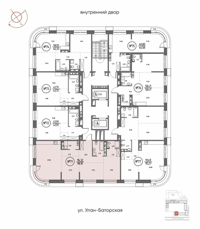 
  Продается 3-комн. квартира 98.1 м², в ЖК СОЮЗ ПРИОРИТИ МАХ, д. 3. Фото 3.