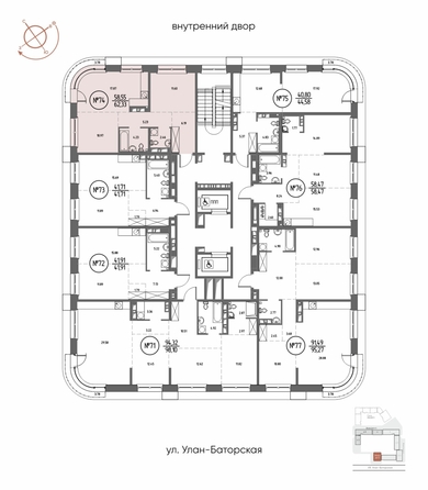 
  Продается 2-комн. квартира 62.33 м², в ЖК СОЮЗ ПРИОРИТИ МАХ, д. 3. Фото 3.