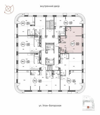 
  Продается 2-комн. квартира, 58.93 м², ЖК СОЮЗ ПРИОРИТИ МАХ, д. 3
. Фото 3.