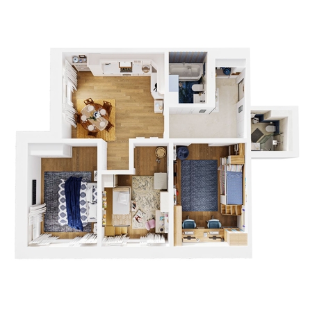 
  Продается 3-комн. квартира, 89.95 м², ЖК Стрижи Сити, блок-секции 6,7
. Фото 1.