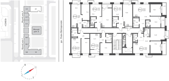 
  Продается 1-комн. квартира, 40.42 м², ЖК СОЮЗ PRIORITY, дом 2
. Фото 1.