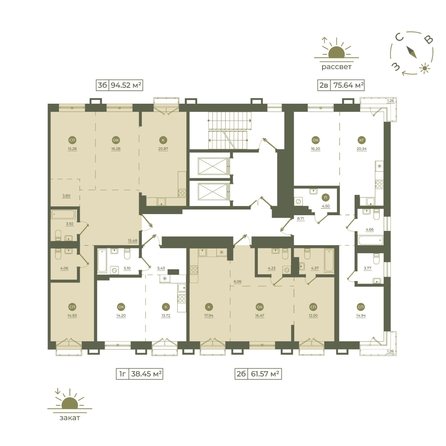 
  Продается 2-комн. квартира 61.57 м², в ЖК Верба. Фото 2.
