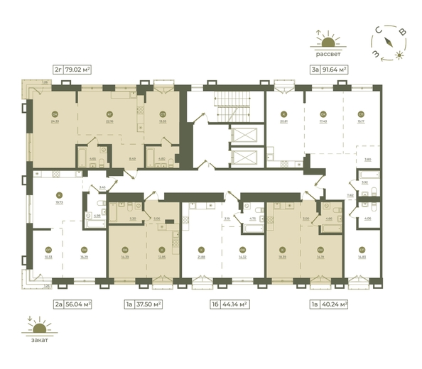 
  Продается 1-комн. квартира 40.24 м², в ЖК Верба. Фото 1.
