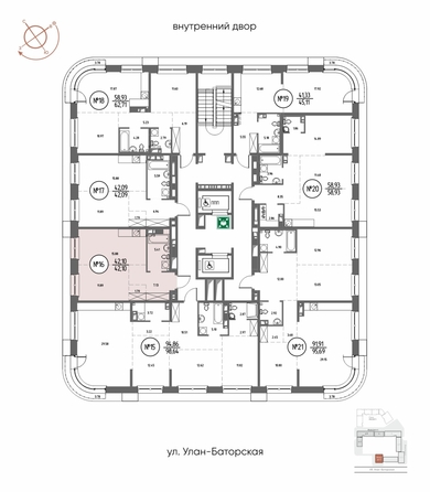 
  Продается 1-комн. квартира 42.1 м², в ЖК СОЮЗ ПРИОРИТИ МАХ, д. 3. Фото 11.