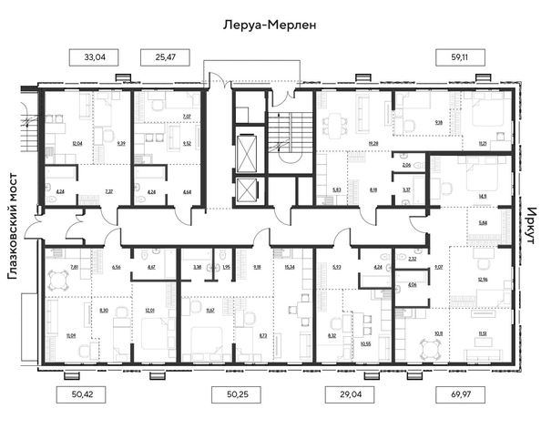
  Продается 3-комн. квартира 50.42 м², в ЖК Затон, блок-секция 3. Фото 14.