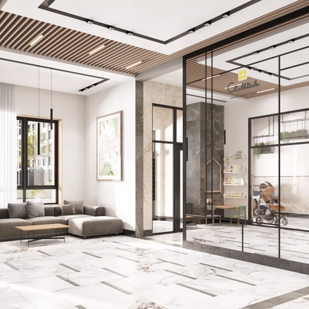 
  Продается 1-комн. квартира 43.49 м², в ЖК Семья, 3 очередь, б/с 7. Фото 4.
