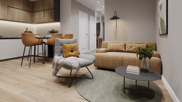 
  Продается 3-комн. квартира 72.8 м², в ЖК Стрижи Сити, блок-секции 8,9. Фото 5.